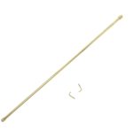 Stange für Scheibengardine aus Nickel matt, in verschiedenen Längen