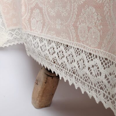 Tischdecke Halb Leinen, Jacquard, „Cortina“