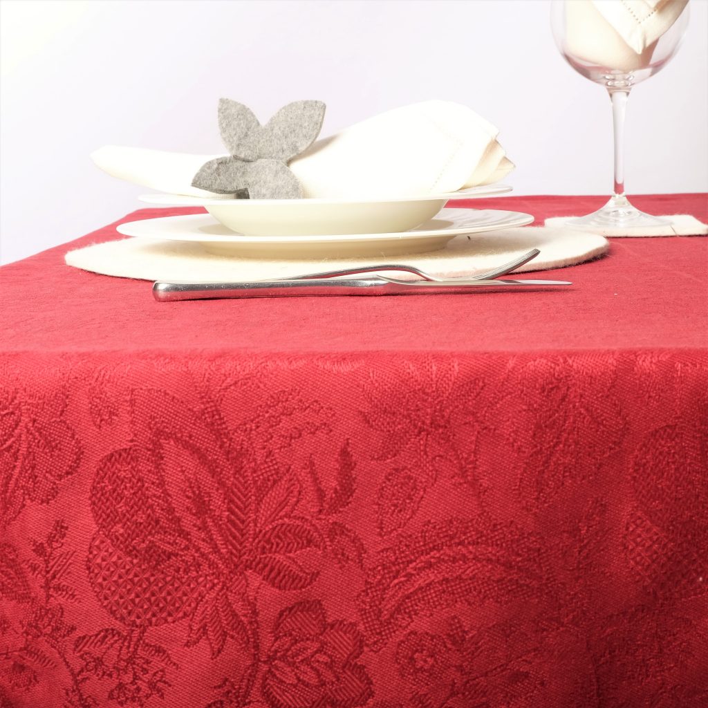Tischdecke 100% Baumwolle, jacquard, „Aurora“