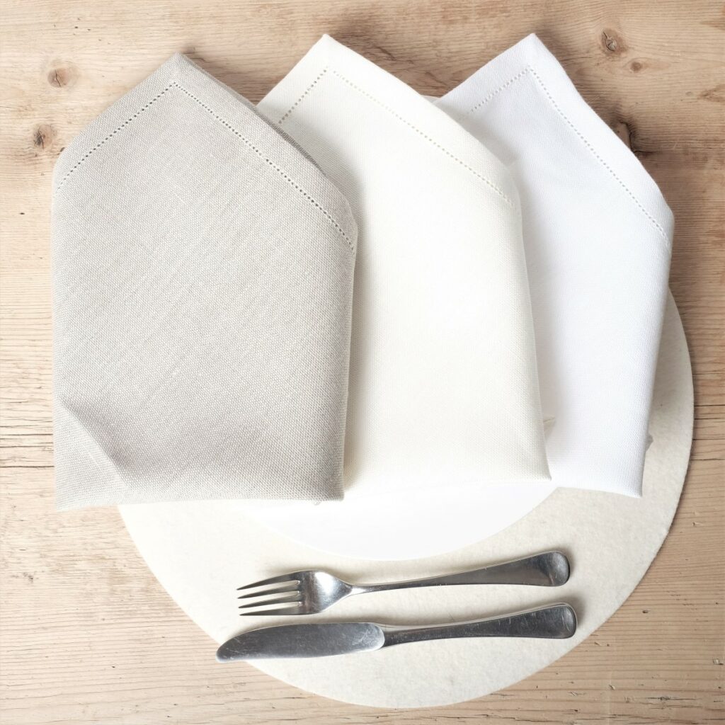 Serviette 100% Leinen, 40×40 cm