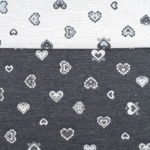 Stoff Landhausstil Tirol, Geo Hirsche blau, Tischdecke, Kissen und Stoffabschnitte