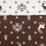 Stoff Landhausstil Tirol, Geo Hirsche grau, Tischdecke, Kissen und Stoffabschnitte