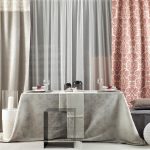 Tischdecke Halb Leinen, Jacquard, „Cortina“