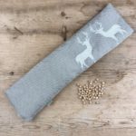 Bistrogardine Scheibengardine, Shabby Chic, im alpinen Landhaus-Stil, Herz Motiv M – 5600, beige