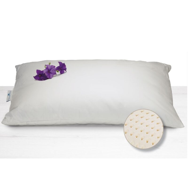 Daunenstep 50 x 80 cm „Perla Memo core pillow“, Nackenkissen