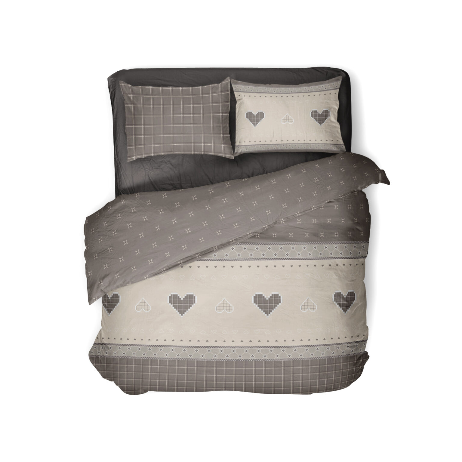 Marienkäfer-Bettwäsche-Set Für Doppelbett – Weiche Mikrofaser, Rot/schwarz Gepunktet | Inkl. Spannbetttuch & 2 Kissenbezüge