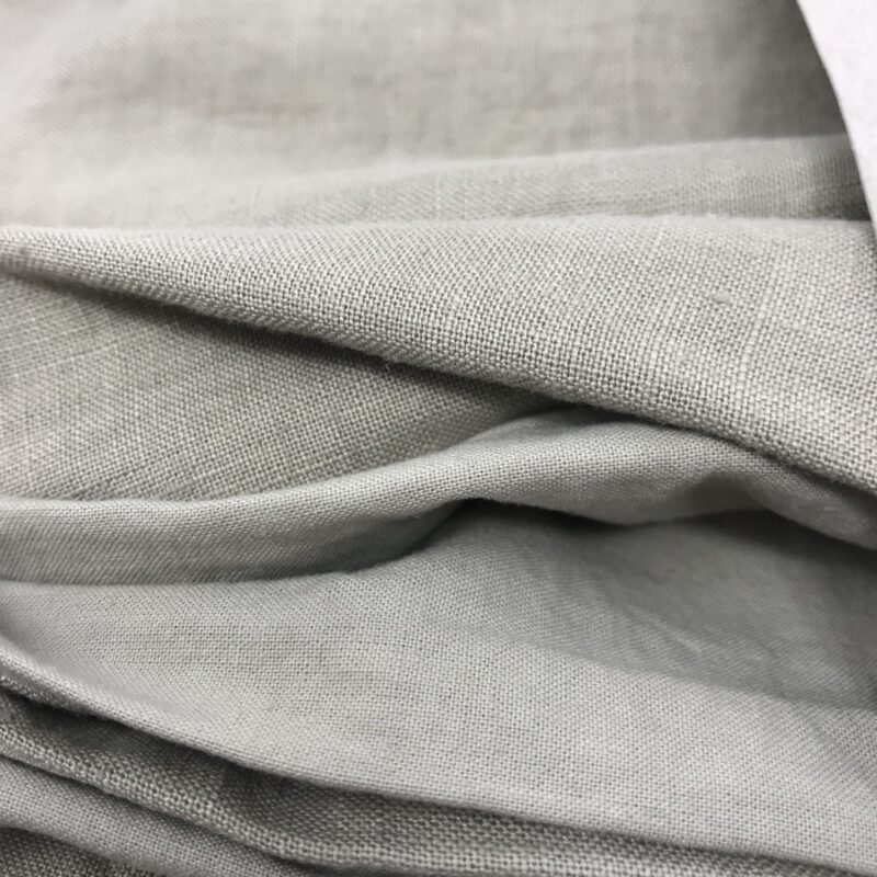 „Sabbia“ Parure Copripiumino in lino e cotone Tinto in capo Stonewashed, sinogolo e matrimoniale, colore sabbia beige