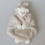Teddybär „Pierrot“ Kuscheltier, weicher Plüschtier, Baby- und Kinderspielzeug, Farbe Beige