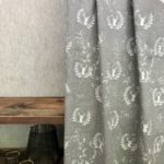 Vorhänge nach Maß online, Halbleinen, Jacquardmuster, Meterware