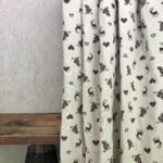 Bettwäsche mit Hunde und Schotten Karo, doubleface rot und grün