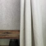 Vorhang nach Maß, Hirsch-Fantasie, Loden im Chalet-Stil, feuerfest, flammenhemmend, braun, Meterware „Geierwally“