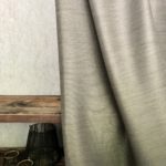 Maßgeschneiderte Vorhänge, geometrisch gestreift, Chalet Mountain Style, 100% Baumwolle, Jacquard-Muster, „Striades“.