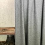 Maßgeschneiderte Vorhänge, geometrisch gestreift, Chalet Mountain Style, 100% Baumwolle, Jacquard-Muster, „Striades“.