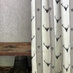 Vorhänge nach Maß, country Chalet Bergstil, Edelweiss doubleface, verdunkelnd, Meterware