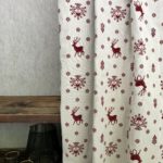 Vorhänge nach Maß, country Chalet Bergstil, Edelweiss doubleface, verdunkelnd, Meterware