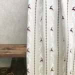 Vorhang nach Maß, rot mit Herzchen, Landhausstil Country, Meterware