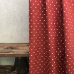 Vorhang nach Maß, Hirsche kariert braun, alpiner Landhausstil, Meterware