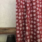 Vorhang nach Maß, alpin Landhausstil, Hirsch-Fantasie doubleface, verdunkelnd, Meterware