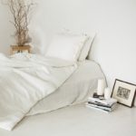 Bügelfreie Bettwäsche aus 100% Baumwolle Stone-washed, Einzelbett und Doppelbett, Farbe Grau