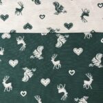 Landhausstil Stoff HERZCHEN, Meterware, Kissen, Tischdecken, Stoffabschnitte, bordeaux