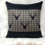 Wolldecke Edelweiß, Farbe grün, Chalet und Landhausstil, Einzel- und Doppelgröße