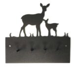 Dekorativer Filzkorb, Shabby Chic, fürs Bad und Aufbewahrung, verschließbar