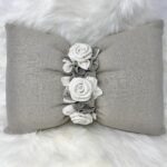 Sitzkissen aus gepolstertem Filz, 39 x 39 cm, braun beige