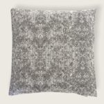 „Barock“, Kissenbezug in Halbleinen, Jacquardstoff (dunkle Seite)