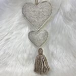 Dekorativer Filzkörbchen mit Griffe, Shabby Chic, fürs Bad und Aufbewahrung, Landhausstil