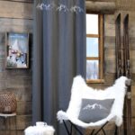 Maßgeschneiderte Gardine mit ALLOVER DEER, Tiroler Landhausstil, grün, doppelseitiger Jacquardstoff aus 100% Baumwolle, blickdicht