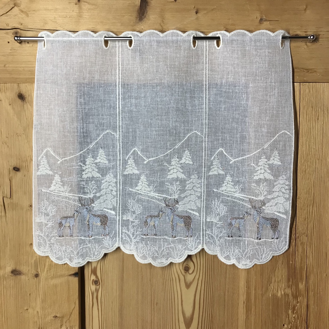 Wunderbar Scheibengardinen Kche Landhausstil Bilder