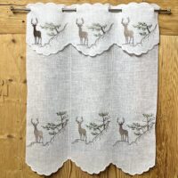 Scheibengardine Küche mit Mohnblumen, nach Maß, M-7648