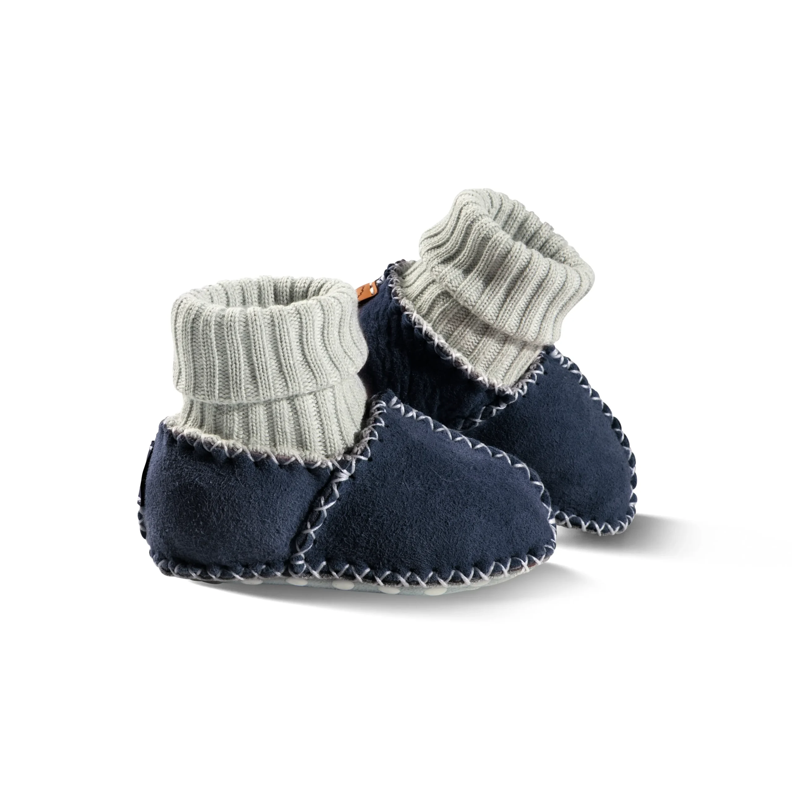Baby Patschen „Patscherl“ aus 100% Lammfell, Farbe blau Baby Patschen „Patscherl“ aus 100% Lammfell, Farbe blau