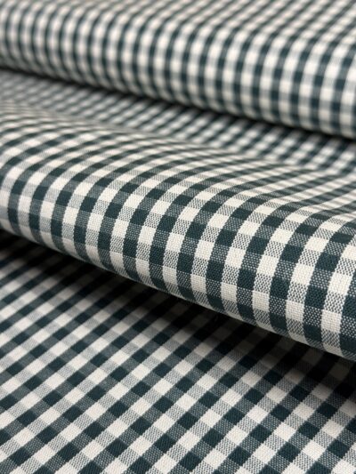 Karostoff Vichy 100% Baumwolle im Alpen Stil – Meterware in verschiedenen Farben