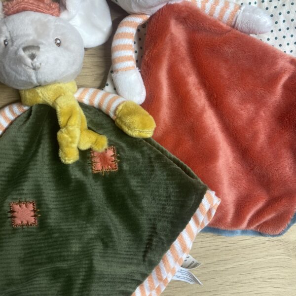 Doudou, Weiches Plüsch-Schmusetuch, BABY BIBI & BANJI