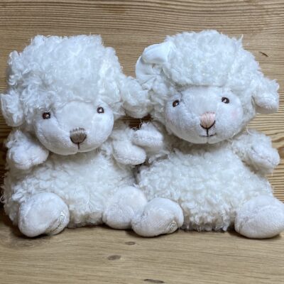 Kuscheltier BABY MACK & BABY MOLLY, kleine weiche Schafe